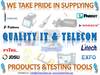 Test tools, Splicing Machine, OTDR, Fiber cables, Networking equipment