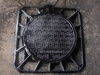 Manhole cover with frame