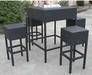 Rattan chair table set