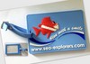 PVC rubber Luggage tag