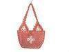 Knitting woolen handbag