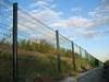 Curvy welded fence