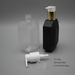 Transparent color diamond shape PETG plastic cosmetic bottle China sup