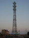 Steel tower for telecommunication and power transmission