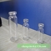 Pharmaceutical glass vial with flip off seals