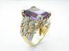 Ring 18kyg Amethyst with Diamond R2348AMD