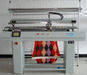 Semiautomatic intarsia flat kniiting machine