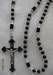 Onyx and Sterling silver Rosary