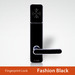 Fashion Black Fingerprint Lock