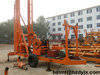 Truck mounted water well drilling rig