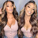 Body Wave Highlight Wig 13x4 Lace Front Human Hair Wigs