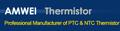 AMWEI Thermistor: Seller of: inrush current limiting power ntc thermistor, linear ptc thermistor silicon temperature sensor, temperature probe transducer, ntc thermistors, ptc thermistor over-current protector, ptc thermistor heater, ptc thermistors, thermistor temperature sensor probe, thermistors.
