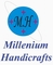 Millenium Handicrafts: Seller of: candle holder, flower vase, cremation urn, napkin ring, alm tray, alm bowl, wine cooler, incense accessories, epns wares.