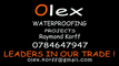 Olex Waterproofing & Projects: Seller of: thermoflex torch-on, waterproofing material, bitumen ready made membrane, contractors, suppliers, manufacturers. Buyer of: thermoflex, bitumen primer, bitumen aluminium.