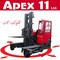 APEX 11 LTD: Seller of: forklift, side loader, multidirectional forklift, four way forklift, combilift, multidirectional truck, fork lift, 4 way truck, electric forklift.