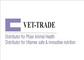 Vet - Trade: Seller of: veterinary products, pharmaceuticals, vaccine, bioconcentrates, premixes, animal nutrtion. Buyer of: veterinary products, pharmaceuticals, vaccine, others.