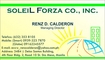 Soleil Forza Company, Inc.: Seller of: solar products, led lights, gel batteries. Buyer of: solar product, led lights.